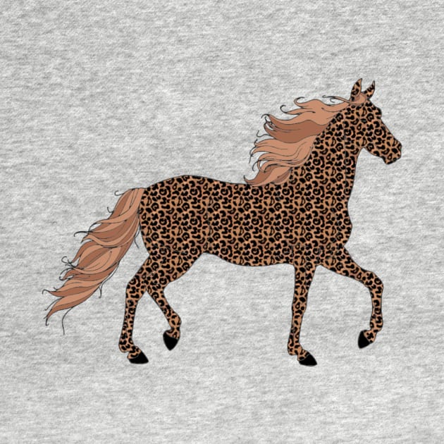 Lispe Horse Leopard Print by Lispe